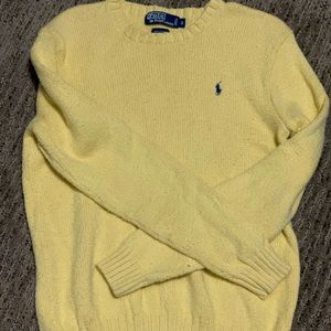 Ralph Lauren yellow pullover sweater